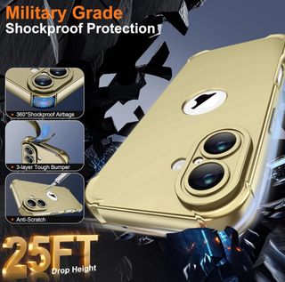 NUEVA Funda iPhone 16 Plus 6.7" Oro