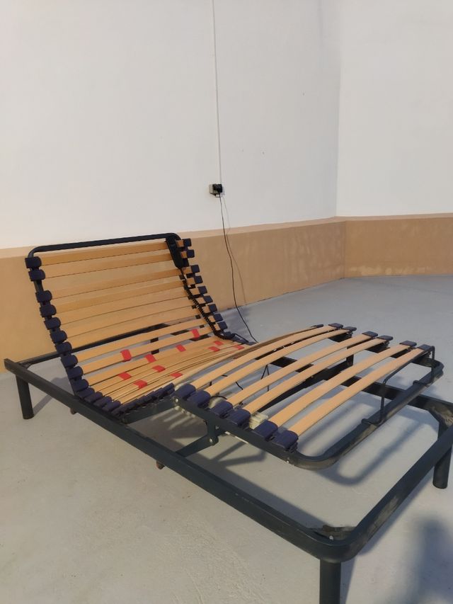 Cama articulada con colchón 90x190