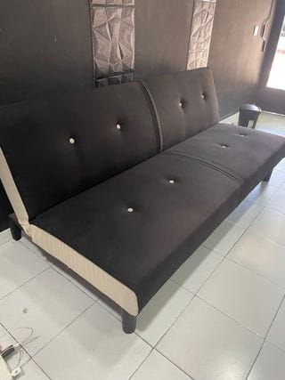 Sofá Cama Clic Clac - Negro y Beige