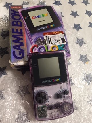 Game Boy Color Morada Transparente