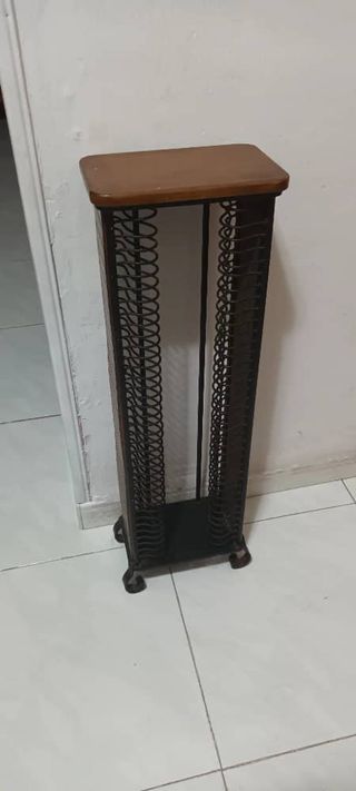 Estantería CD - Madera y Metal