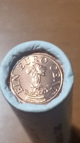 1 centimo euro Austria 2002, cartucho