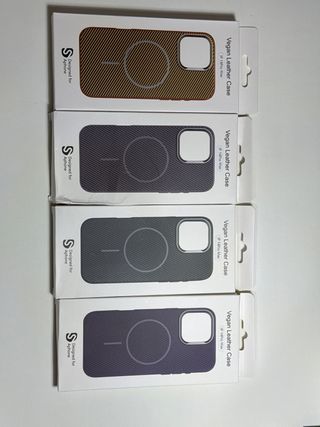 Fundas iPhone 14 Pro Max Veganas 4  Colores 