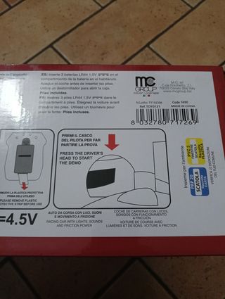 Formula 1 Racing Car - Giocattolo