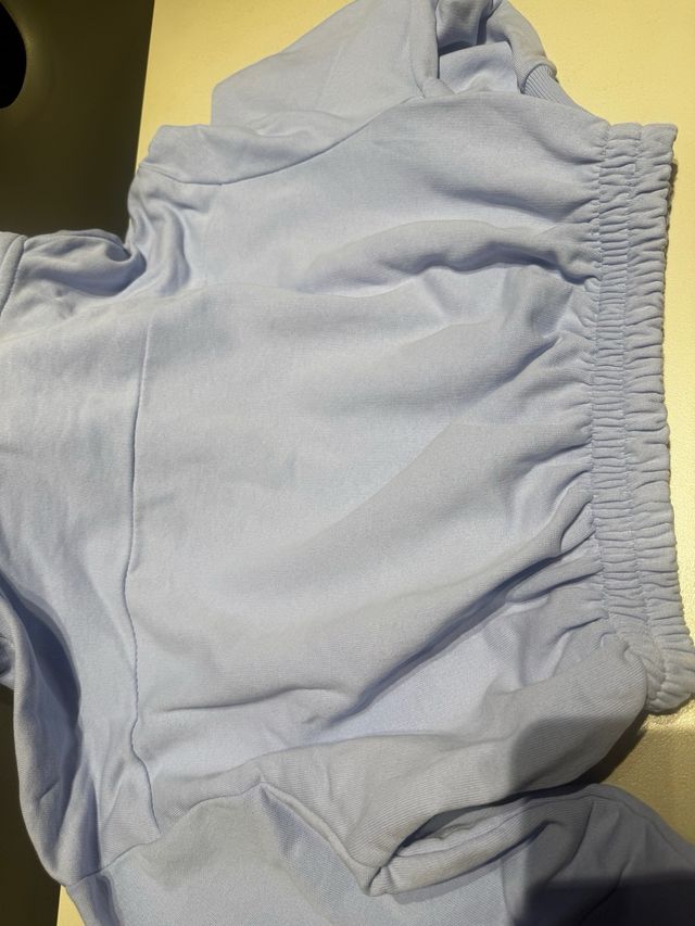 Felpa Lumina azzurra con cappuccio