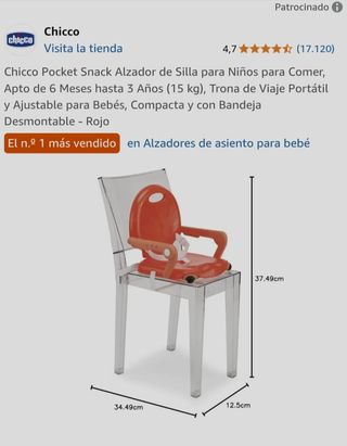 Silla plegable Chicco bebé