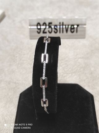 Pulsera plata 925 con circonitas