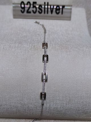Pulsera plata 925 con circonitas