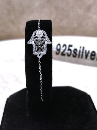 Pulsera Hamsa Plata
