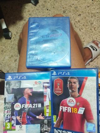 PS4 (PlayStation 4): FIFA 18, FIFA 21, PES 2017