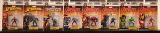 Lote 8 Miniaturas Marvel Nano Metalfigs. Avengers.