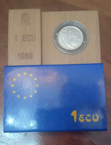 Moneda 1 ECU España 1989