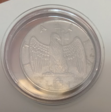 Moneda 1 Lira Italia Mussolini