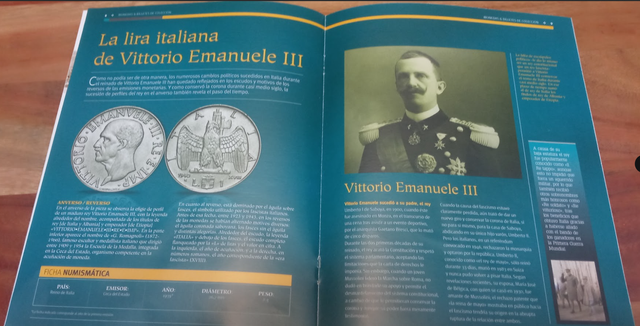 Moneda 1 Lira Italia Mussolini