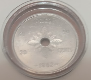 Moneda Laos 20 Céntimos Indochina Francesa
