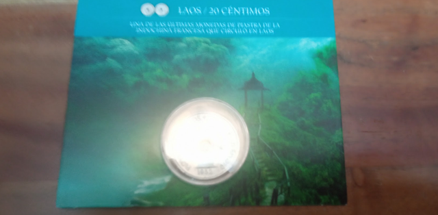 Moneda Laos 20 Céntimos Indochina Francesa