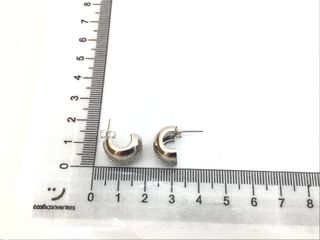 pendientes plata 925mm con piedra con circonita