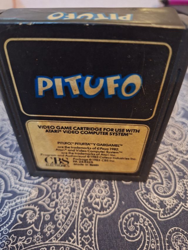 Cartucho Atari - Pitufo