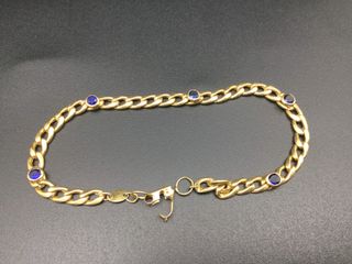 pulsera oro 18k con piedra