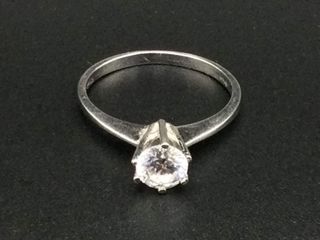 anillo oro 18k con piedra