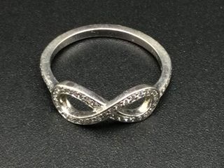 anillo platino con diamante de laboratorio
