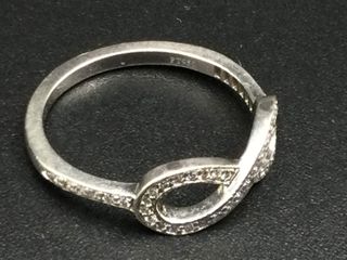 anillo platino con diamante de laboratorio