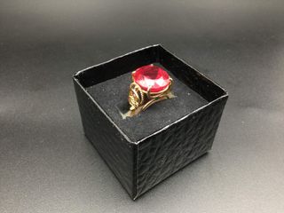 anillo oro 18k con piedra