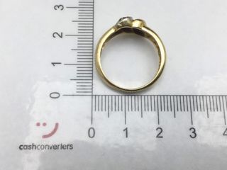 anillo oro 18k con piedra
