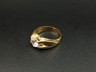 anillo oro 14k con piedra