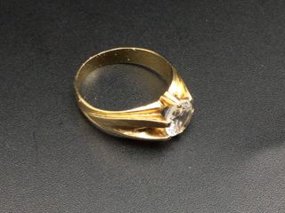 anillo oro 14k con piedra