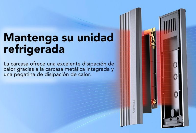 Caja Adaptador Lexar E300 SSD M.2 PCIe NVMe afbeelding 4