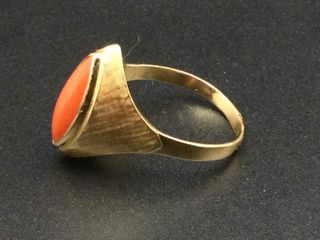 anillo oro 18k con piedra con circonita