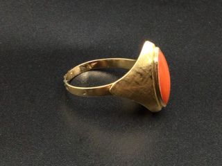 anillo oro 18k con piedra con circonita
