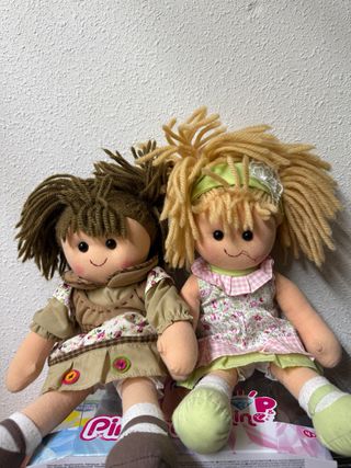 2 Muñecas de trapo Pi