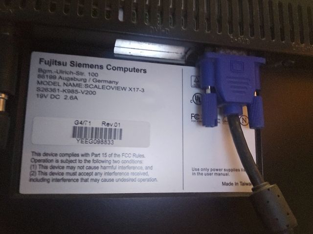 Monitor Fujitsu Siemens - Schermo LCD