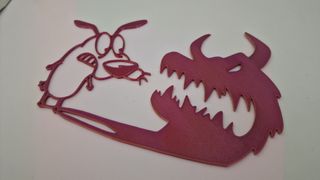Courage il cane codardo - Decorazione 3D