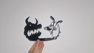 Courage il cane codardo - Decorazione 3D