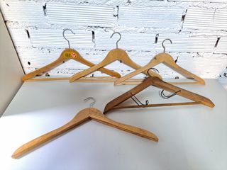  Perchas madera vintage