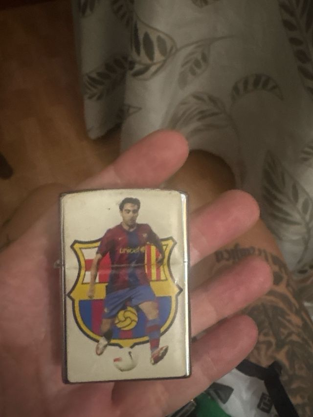 Encendedor Zippo Barça Xavi