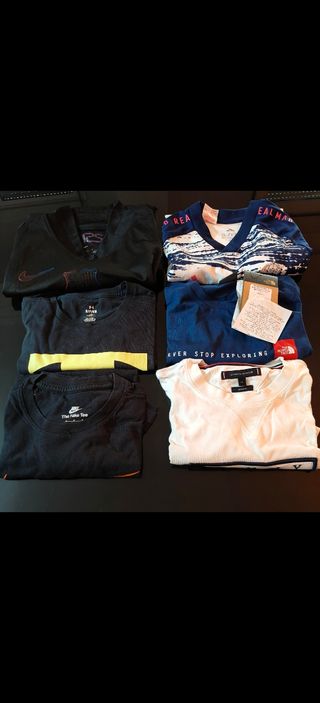 6 Camisetas Variadas 