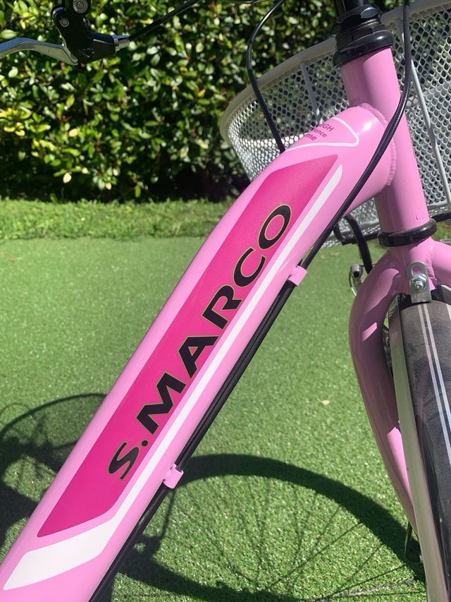 Bicicletta bimba San Marco rosa con cambi 