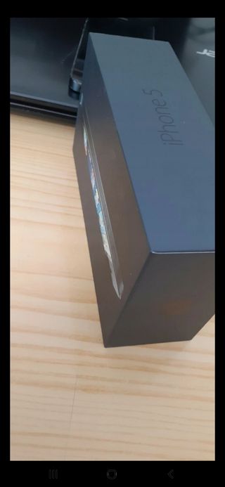 iPhone 5 negro - Caja y accesorios