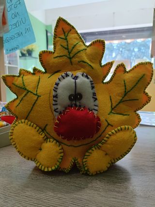 Fermaporta foglia feltro