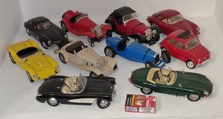 Coches escala 1:18 - 8 unidades