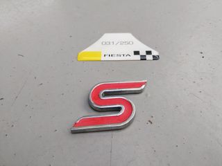 ANAGRAMA LOGO EMBLEMA S FORD FIESTA 4 IV ST RS