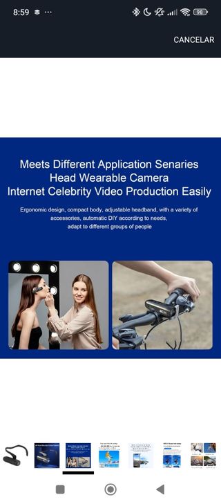 Cámara 4K Cabeza - Vídeo FHD