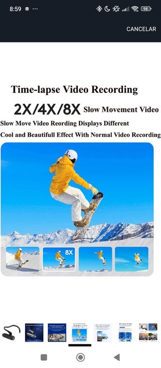 Cámara 4K Cabeza - Vídeo FHD