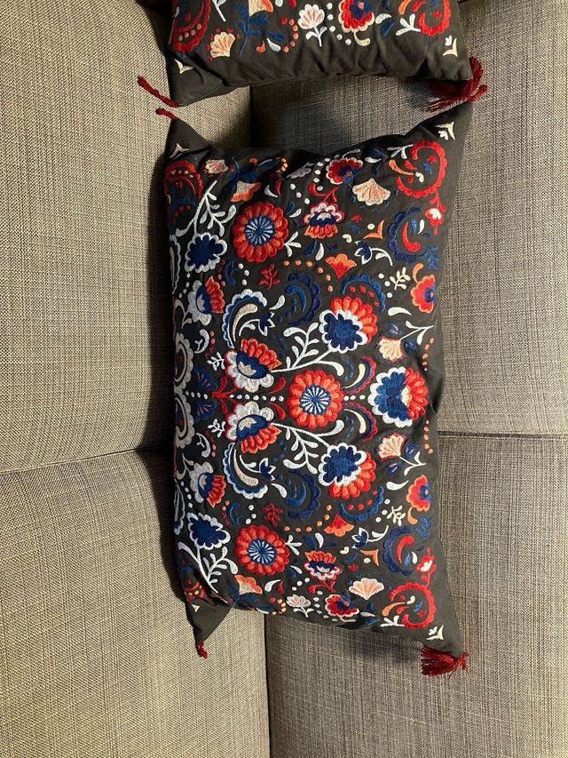 Cojines ikea flores relleno incluido