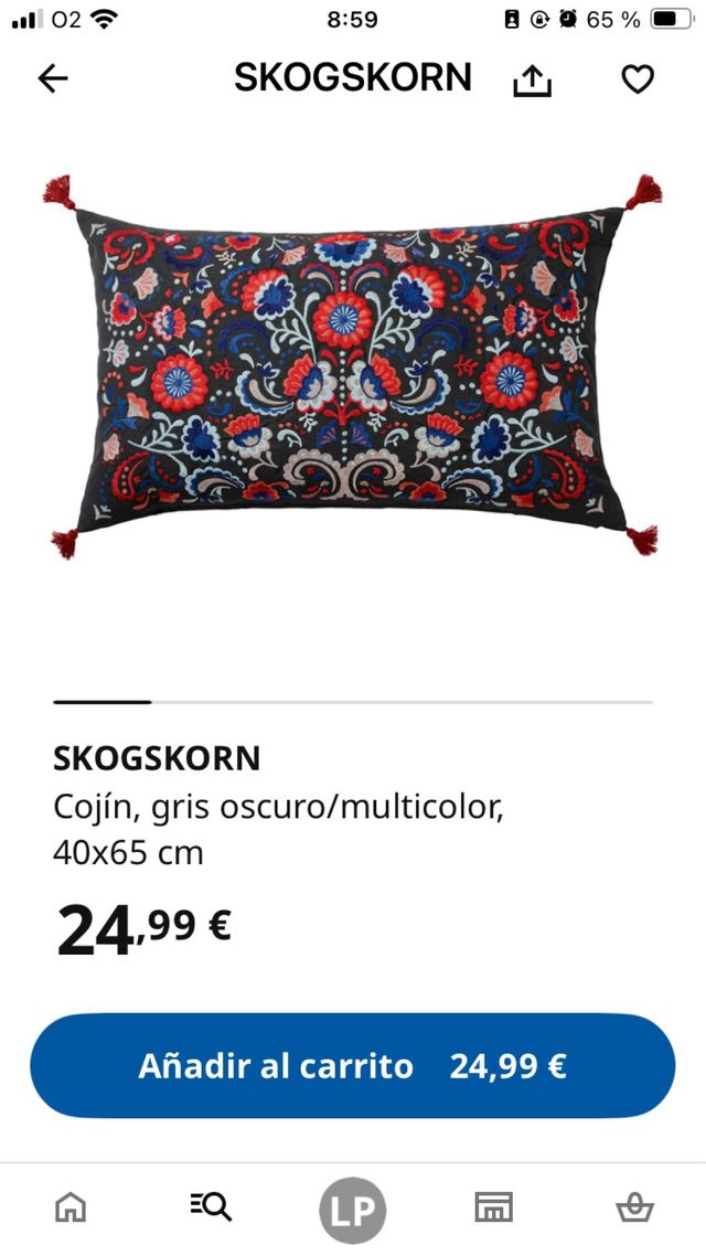 Cojines ikea flores relleno incluido