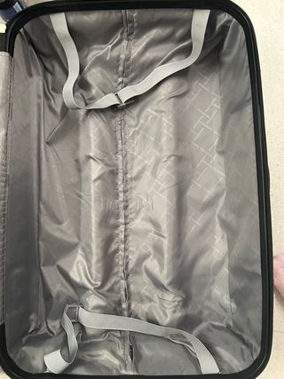 Maleta Samsonite rosa metálica